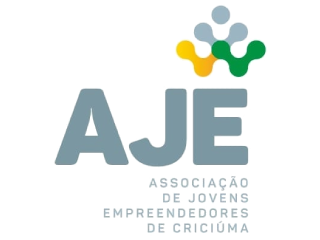 Logo da AJE, Associação de Jovens Empreendedores de Criciúma